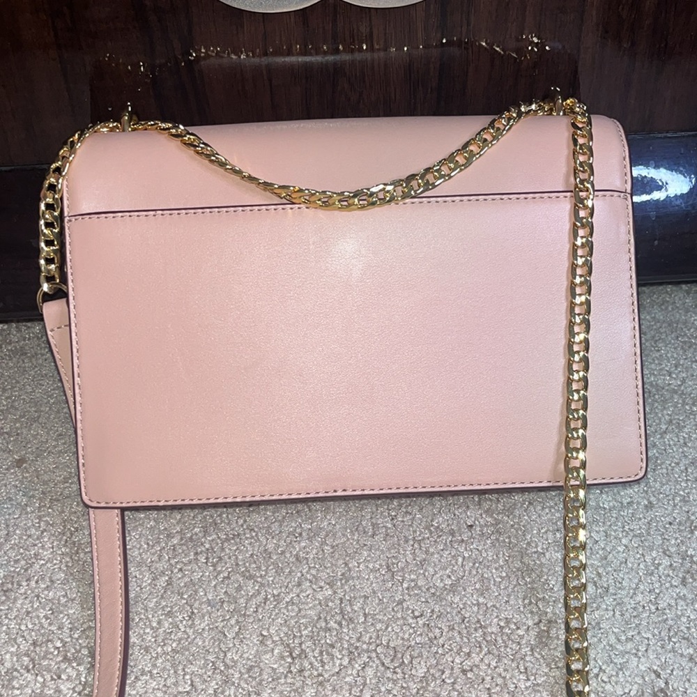 Marc Jacob’s Pink rose large crossbody gold chain designer with gift bag leather - Picture 7 of 16